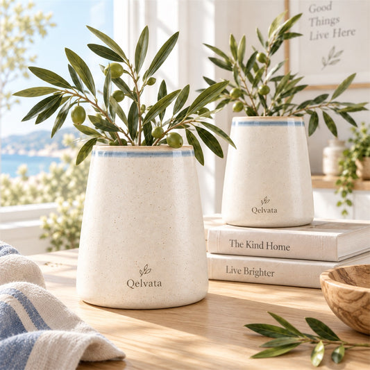 Coastal Textured Vase Duo - view 1