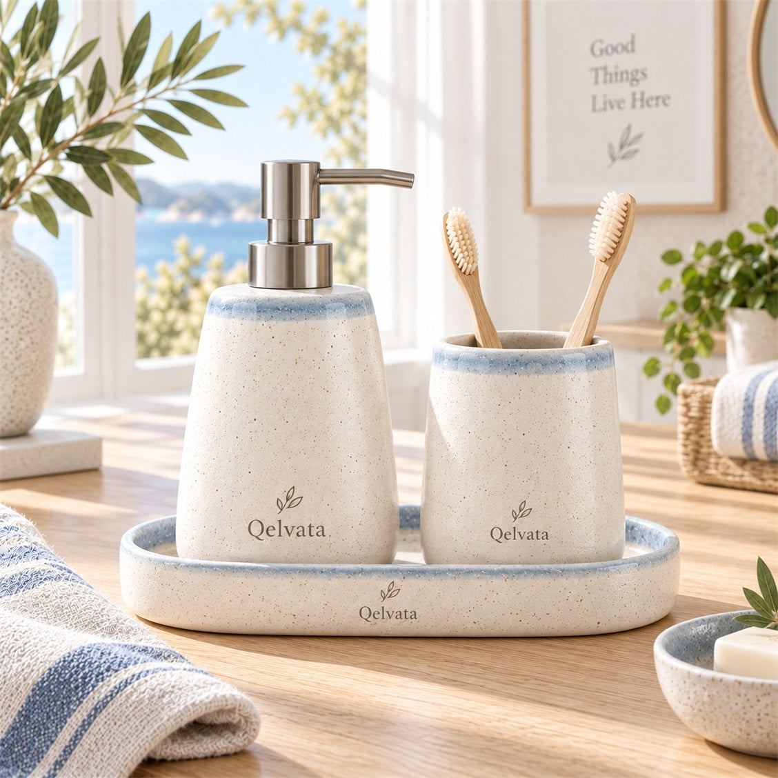 Coastal Vanity Organizer Set - view 2