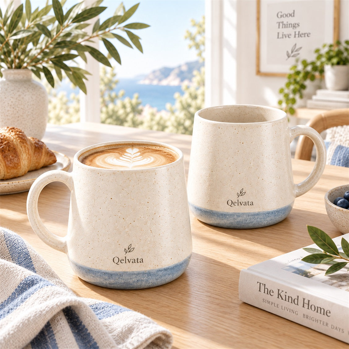 Coastal Blue Mug Set - view 2